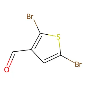 2,5-Dibromothiophene-3-carbaldehyde structure
