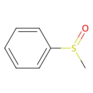 甲基苯基亚砜 structure