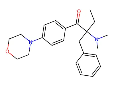 2-苄基-2-(二甲氨基)-1-(4-(吗啉-4-基)苯基)丁-1-酮 structure