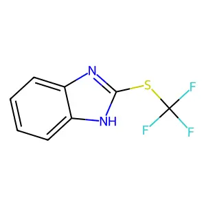 1H-Benzimidazole, 2-[(trifluoromethyl)thio]- structure