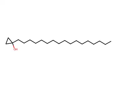 1-Heptadecylcyclopropan-1-ol structure