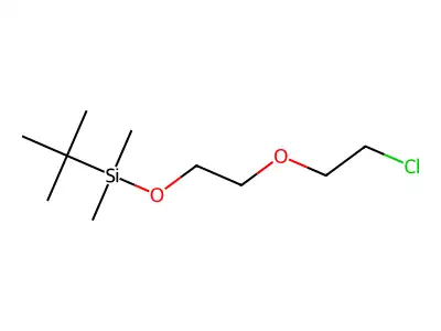 Tert-butyl(2-(2-chloroethoxy)ethoxy)dimethylsilane structure