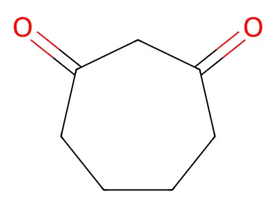 Cycloheptane-1,3-dione structure