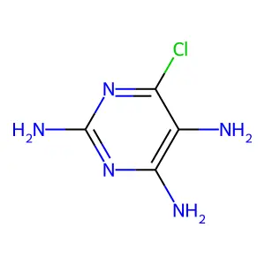 6-Chloropyrimidine-2,4,5-triamine structure