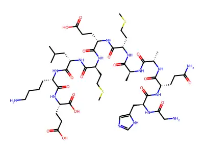 GHQAAMEMLKE structure