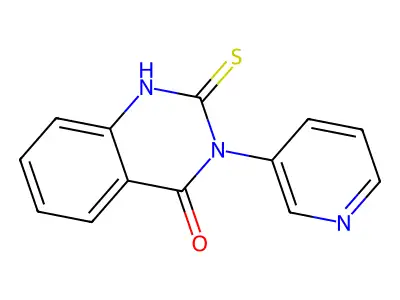 2-mercapto-3-pyridin-3-ylquinazolin-4(3H)-one structure