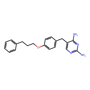 5-[[4-(3-Phenylpropoxy)phenyl]methyl]pyrimidine-2,4-diamine structure