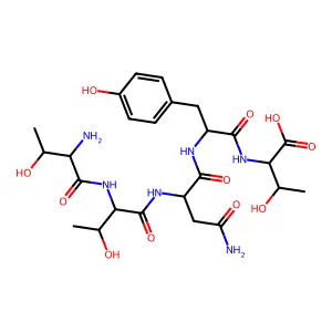 Thr-Thr-Asn-Tyr-Thr structure
