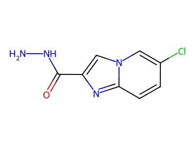 6-Chloroimidazo[1,2-a]pyridine-2-carbohydrazide structure