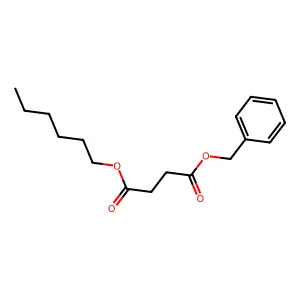 Hexyl benzyl succinate structure