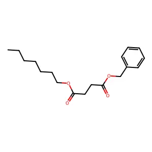丁二酸庚基苄酯 structure