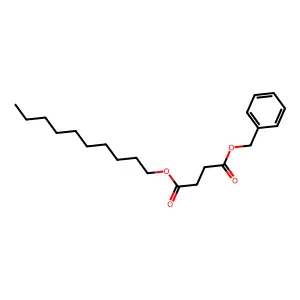 Butanedioic acid, decyl phenylmethyl ester structure