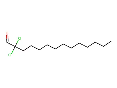 2,2-Dichlorotetradecanal structure