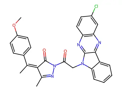 4-Acetyamino-3-nitrophenacyl chloride structure