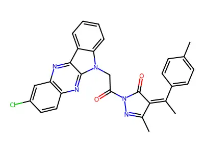 4-Acetyamino-3-nitrophenacyl chloride structure