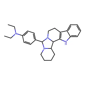 N,N-diethyl-4-[?]yl-aniline structure