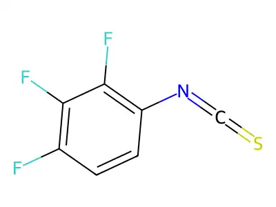2,3,4-Trifluorophenyl isothiocyanate structure
