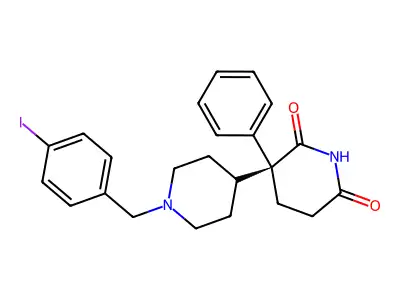 4-Iododexetimide structure