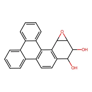 (+)-syn-Benzo(g)chrysene-11,12-dihydrodiol-13,14-epoxide structure