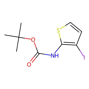 Carbamic acid, (3-iodo-2-thienyl)-, 1,1-dimethylethyl ester structure