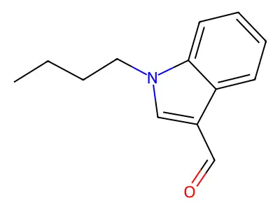 1-butyl-1H-indole-3-carbaldehyde structure
