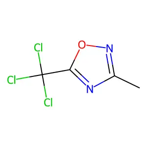 3-Methyl-5-(trichloromethyl)-1,2,4-oxadiazole structure