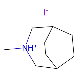 3-甲基-3-氮鎓双环[3.2.2]壬烷碘化物 structure