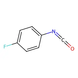 4-Fluorophenyl isocyanate structure