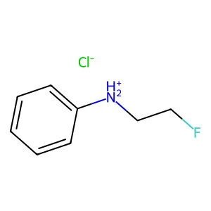 Aniline, N-(2-fluoroethyl)-, hydrochloride structure