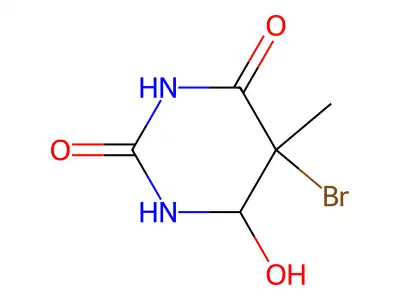 Thymine bromohydrin structure