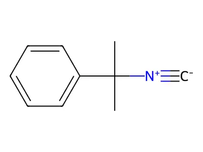 (1-Isocyano-1-methylethyl)benzene structure
