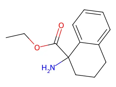Ethyl 1-amino-1,2,3,4-tetrahydro-1-naphthalenecarboxylate structure
