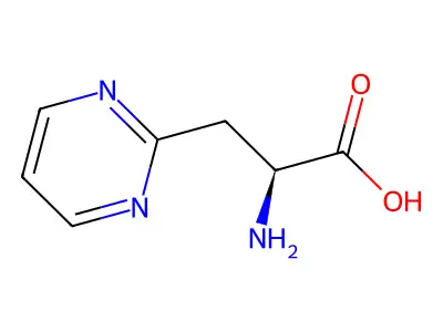 (2S)-2-氨基-3-(嘧啶-2基)丙酸 structure