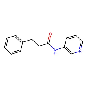 3-phenyl-N-pyridin-3-ylpropanamide structure
