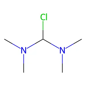 Methanediamine, 1-chloro-N,N,N',N'-tetramethyl- structure