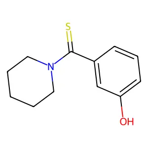 (3-Hydroxy-phenyl)-piperidin-1-yl-methanethione structure
