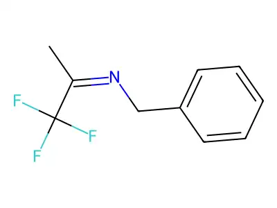 N-benzyl-1,1,1-trifluoropropan-2-imine structure