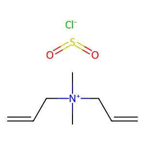 Dimethyl-bis(prop-2-enyl)azanium;sulfur dioxide;chloride structure