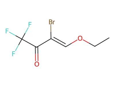 3-Bromo-4-ethoxy-1,1,1-trifluorobut-3-en-2-one structure