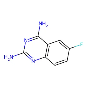6-氟喹唑啉-2,4-二胺 structure