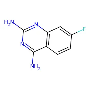 7-氟喹唑啉-2,4-二胺 structure