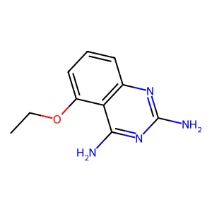 5-乙氧基喹唑啉-2,4-二胺 structure