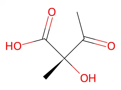 (2S)-2-羟基-2-甲基-3-氧代丁酸 structure