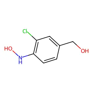 Methanol, (3-chloro-4-(hydroxyamino)phenyl)- structure