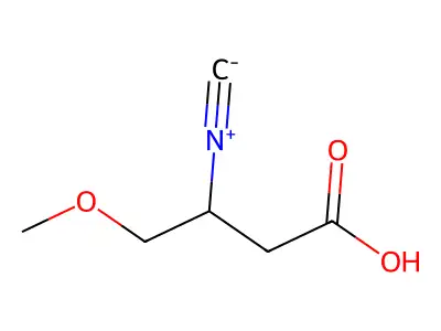 Carboxymethoxyisopropylisonitrile structure