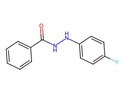 N'-(4-fluorophenyl)benzohydrazide structure