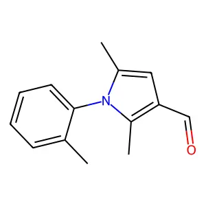 2,5-Dimethyl-1-(2-methylphenyl)-1H-pyrrole-3-carbaldehyde structure