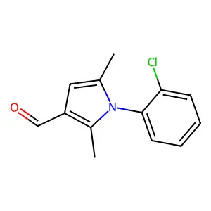 1-(2-Chlorophenyl)-2,5-dimethyl-1H-pyrrole-3-carbaldehyde structure