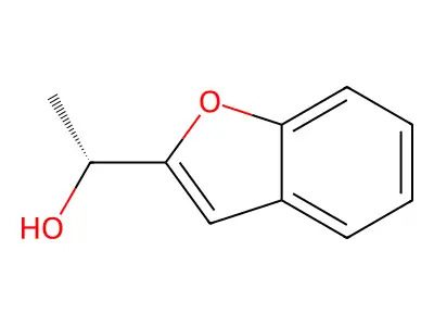 1-(1-Benzofuran-2-yl)ethan-1-ol structure