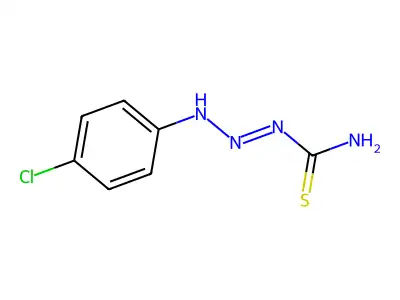 [(4-Chlorophenyl)hydrazinylidene]thiourea structure